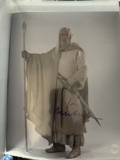 Ian McKellen Lord of the rings Gandalf the white autographed 8x10 photo w COA
