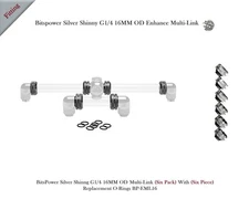 Bitspower Silver Shinny G1/4 16MM OD Enhance Multi-Link  BP-EML16 