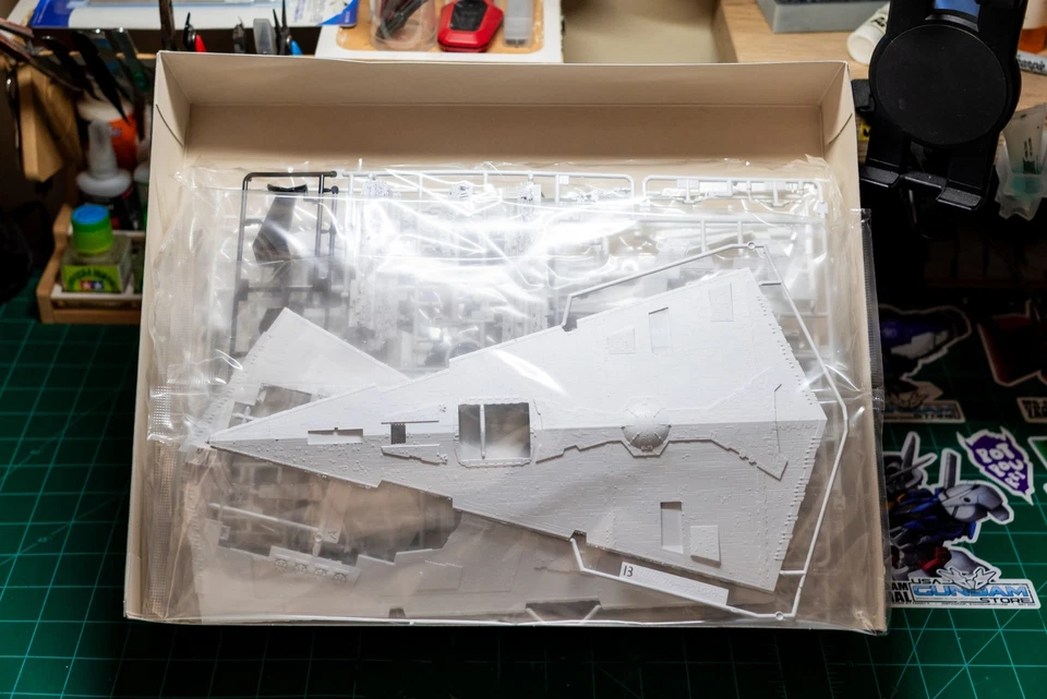 Modelo plástico destructor estelar BANDAI 1/5000 Foto 2 de 2