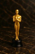 Replica Academy Award Oscar Statuette 14 Inch Tall Gold Film Award Prop 