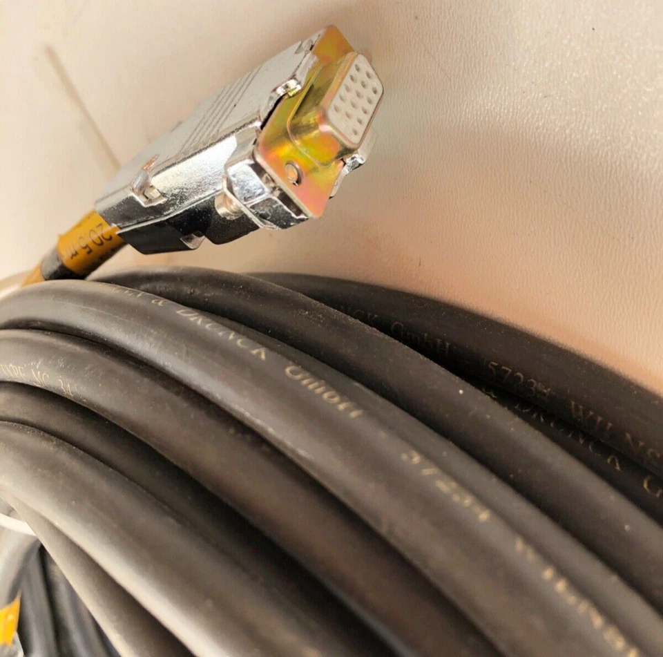 VGA Kabel Studiokabel Verlängerung VGA Anschluss Stecker D-Sub 20,5m Studio - Bild 3 von 4