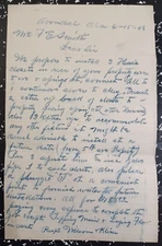 1908 Avondale, Alabama manuscript ephemera, Birmingham building supply receipts