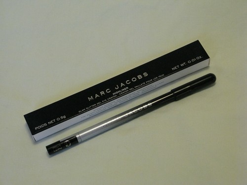 Marc Jacobs Beauty Highliner Eyeliner Pencil 'Iced' White & Silver Glitter NIB - Picture 4 of 6