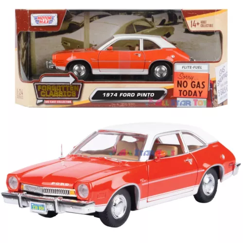 MOTORMAX 1974 FORD PINTO 1/24 DIECAST MODEL FORGOTTEN CLASSICS 79044 ORANGE