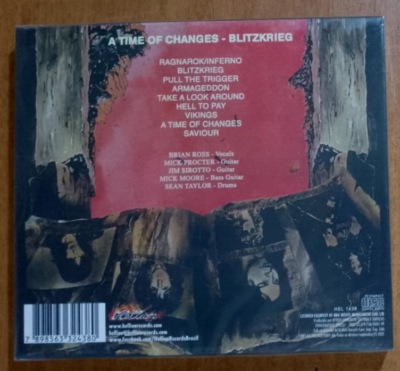 Blitzkrieg - A Time of Changes N.W.O.B.H.M Classic Brazilian