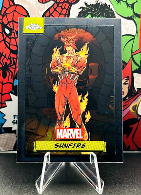 Sunfire Topps Chrome Marvel Base Karte #142