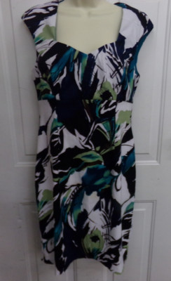 Connected Apparel Womens Size 12 Sleeveless Knee Length Dress