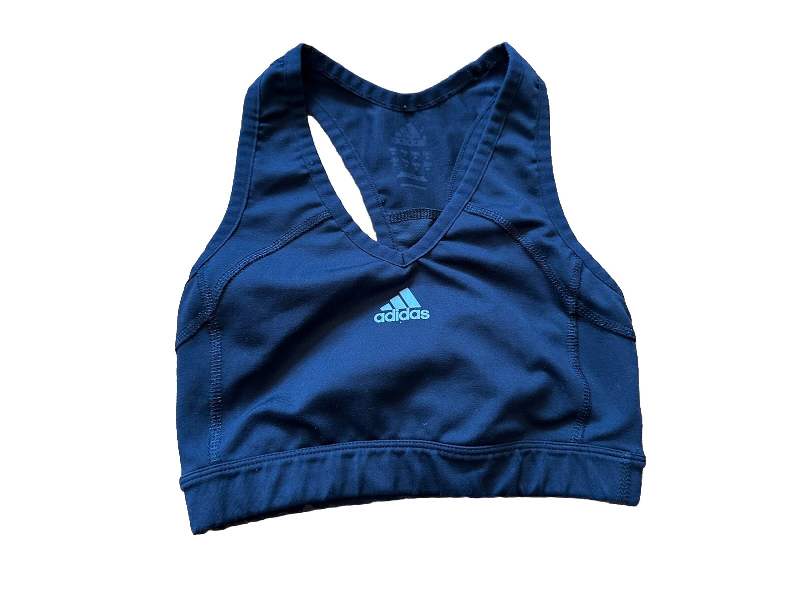 Adidas Women's XS Black Don't Rest Alphaskin Racerback Impact Sports Bra