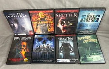 DVD lot of 8 Horror/Thriller & Scary Movies - Halloween, Invisible, Shutter…