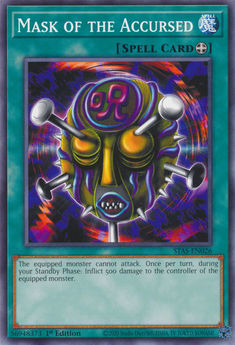 Mask of the Accursed STAS-EN026 Common Near Mint 1st Edition