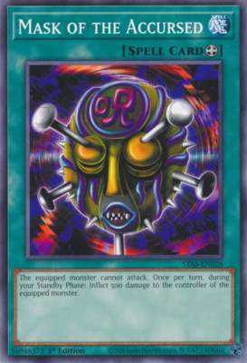 Mask of the Accursed STAS-EN026 Common Near Mint 1st Edition