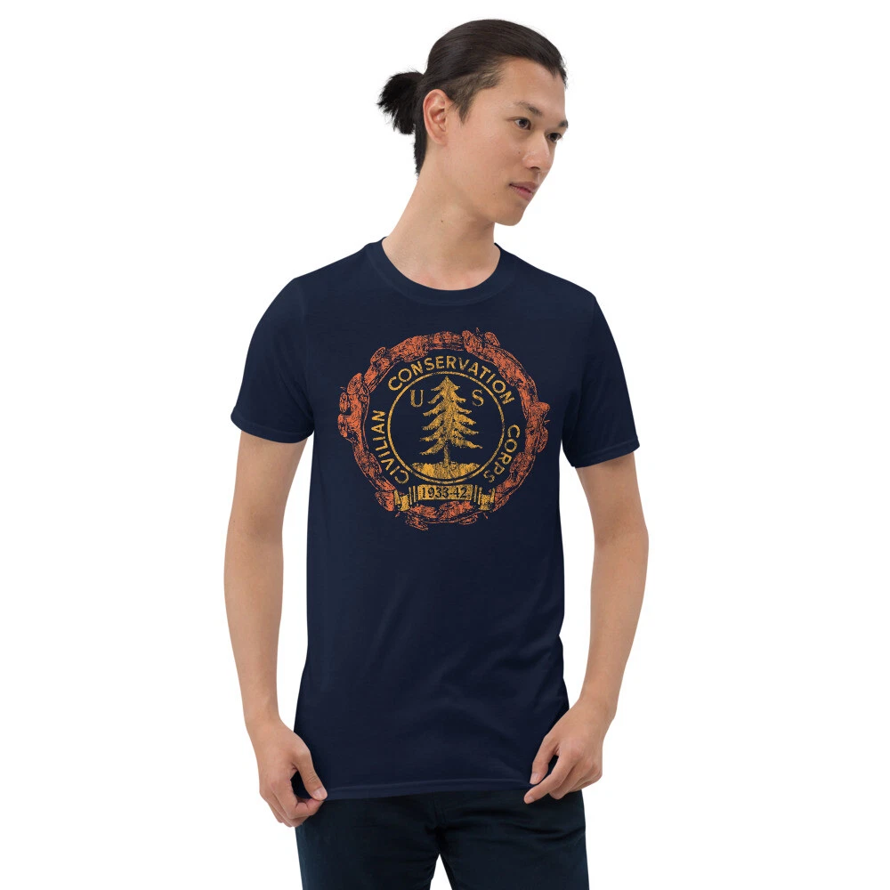 Civilian Conservation Corps CCC Distressed T-Shirt National Parks Camping USA