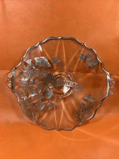 Vintage 25th Anniversary Silver Overlay Plate, Heavy Thick Q2