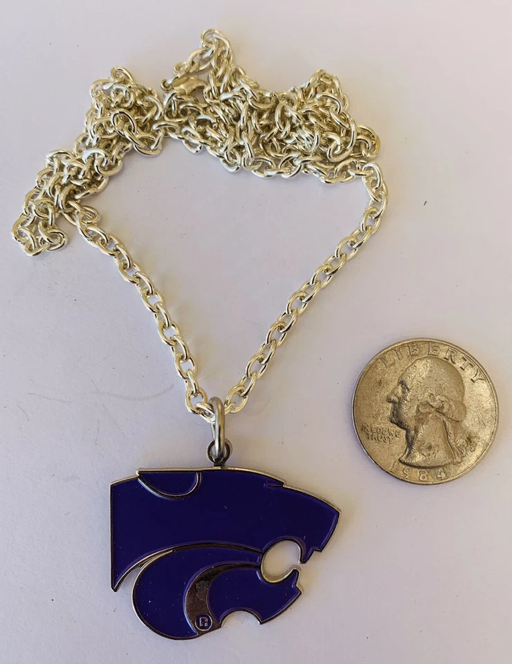 Kansas State Wildcats Logo Charm Necklace - NCAA Licensed Jewelry - Image 2 of 4