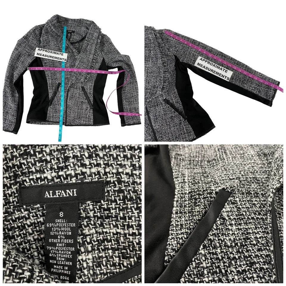 Alfani платье Blazer женщин средний лот серый Джерси трикотажа работы офиса карьера основной - Изображение 4 из 4