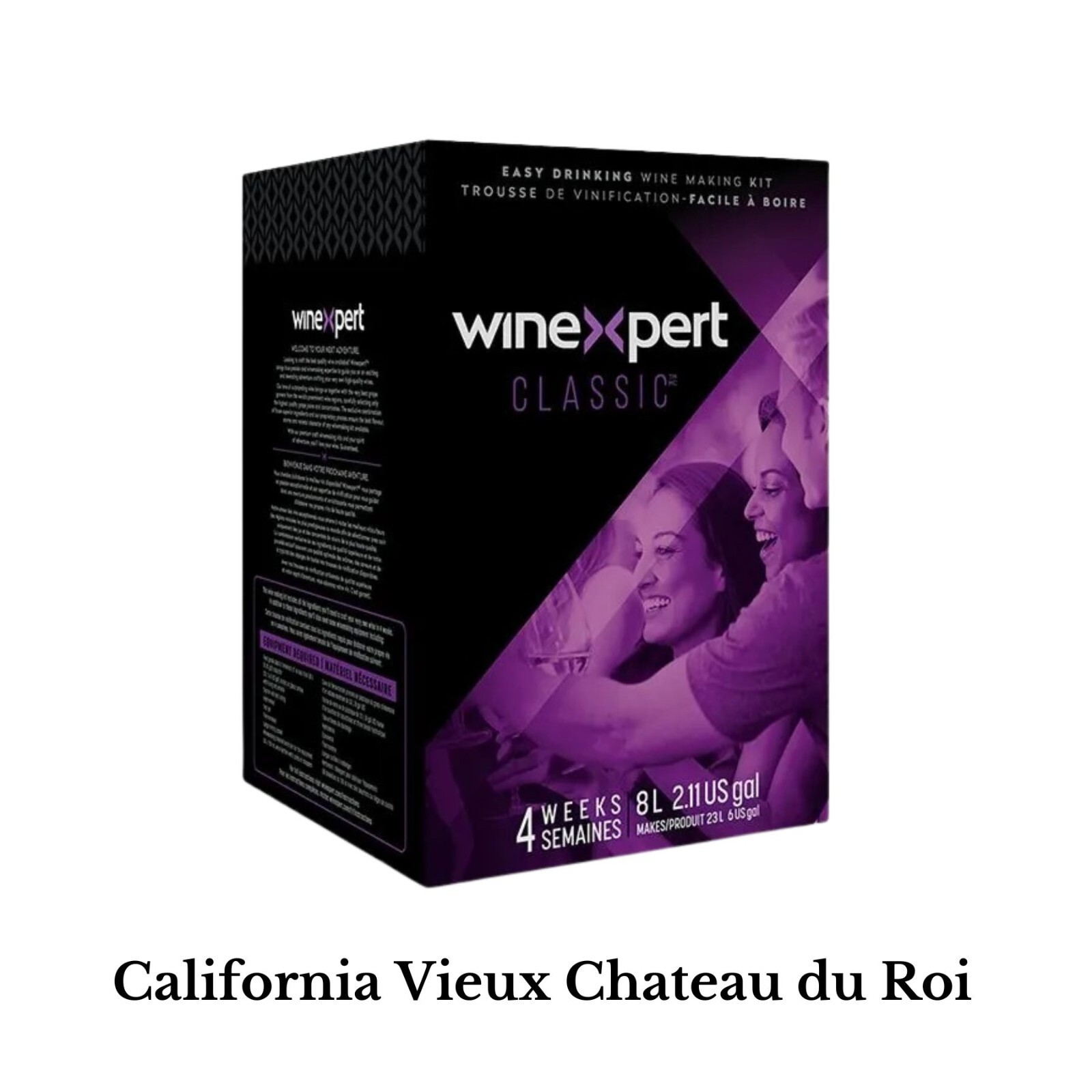 WinExpert Classic California Vieux Chateau du Roi Wine Making Kit Makes 23 L