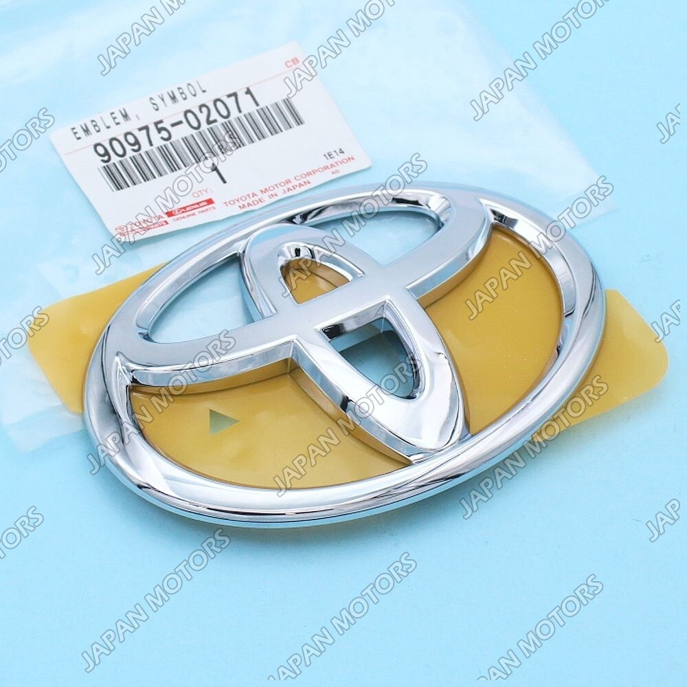 Genuine Toyota Back Door Badge Chrome Emblem Zelas Scion TC2 Yaris