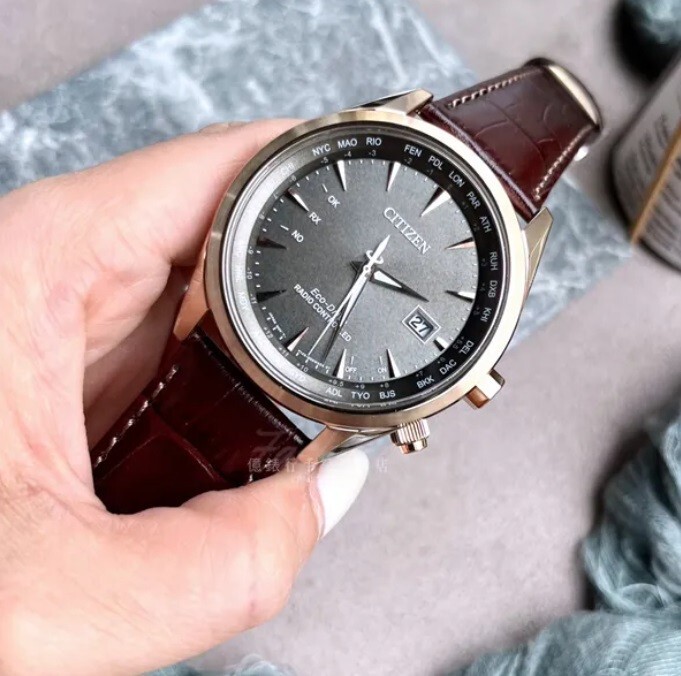 Citizen Eco-Drive CB0273-11H Radio Controlled Brown Leather Rose