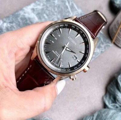Buy Citizen Eco-Drive CB0273-11H Radio Controlled Brown Leather