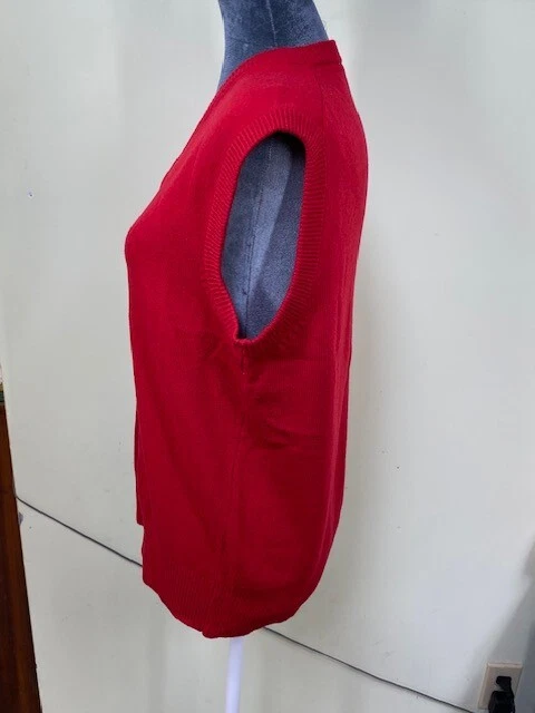 De Colección House of Logan Para Hombres Talla L 100% Lana de Cordero Cuello en V Suéter Chaleco Preppy Carrera Foto 3 de 4