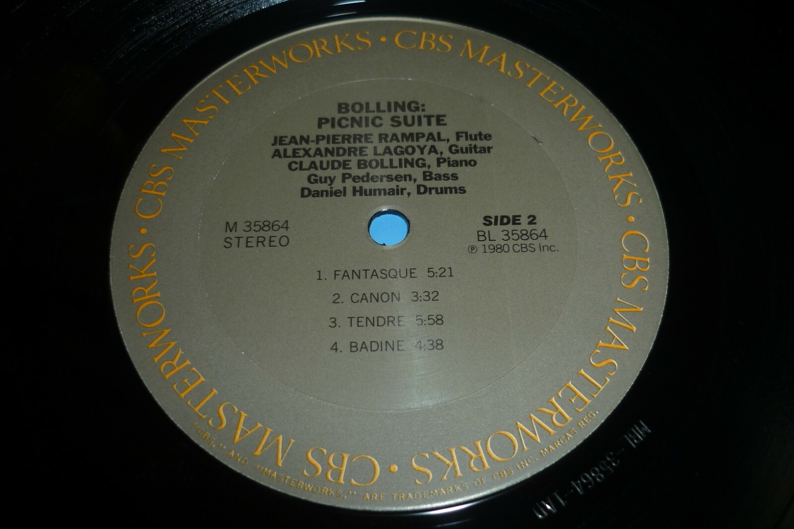CLAUDE "BOLLING PICNIC SUITE" JEANPIERRE RAMPAL / LAGOYA RECORD