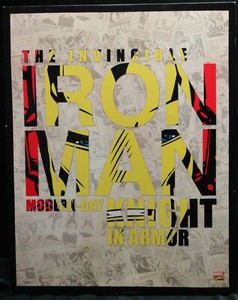 The Invincible Iron Man Modern Day Knight In Armor Canvas Wall Art 15" x 19"