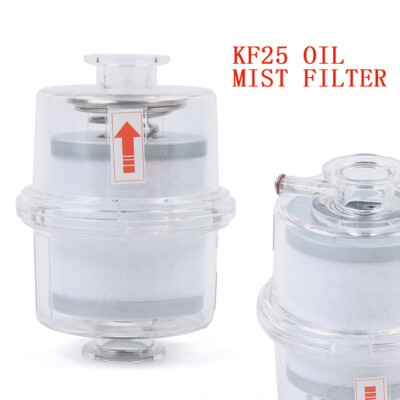 New Oil Mist Filter for Vacuum Pump Fume Separator Exhaust Filter KF25 Interface