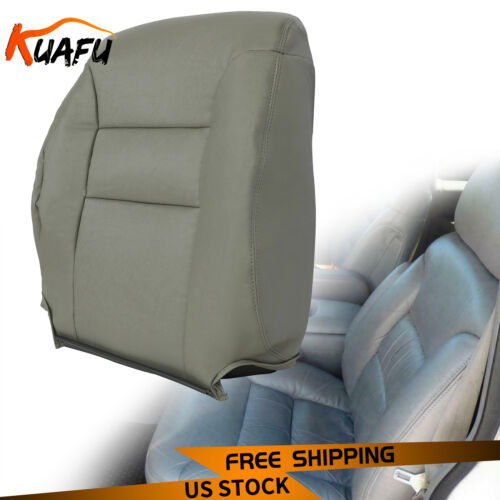 For 95 96 97 98 99 Chevy Tahoe Suburban Leather Driver Back Seat Cover Top Gray - 1998 Tahoe Leather Seat Covers