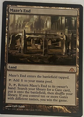 MTG Maze's End The List - Dragon's Maze 152/156 Regular Mythic | eBay MTG Maze's End The List - Dragon's Maze 152/156 Regular Mythic | eBay
