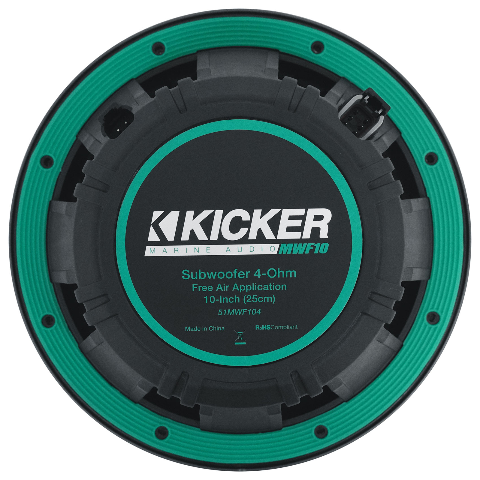 Сабвуфер KICKER 51MWF104 10 400 Вт RMS для морских лодок 4-Омный сабвуфер