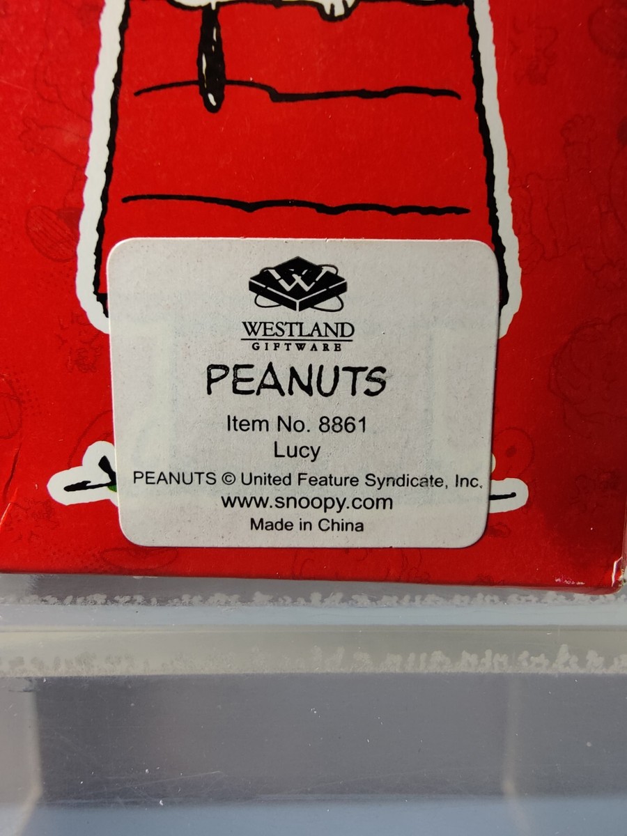 WESTLAND No.8154  PEANUTS ルーシー RARE NEW IN BOX WESTLAND GIFTWARE PEANUTS 