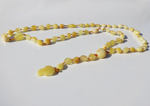 Genuine Baltic Amber Catholic Rosary Necklace - Picture 1 of 3