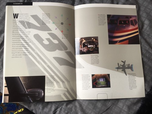 Boeing 737 Classic original manufacturer's luxury brochure - Picture 5 of 5