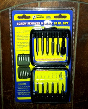 Drill Master Screw Remover & Qc Bit 12 Pc. Set 95530 for sale  
