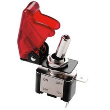 Sumex Top Gun Ein Aus Auto Innenraum Armaturenbrett LED Licht Kippschalter - Rot