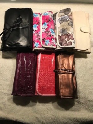 *NEW* 12 & 24-COUNT MAKE-UP BRUSHES WITH STORAGE CASE-MULTIPLE COLORS AVAILABLE