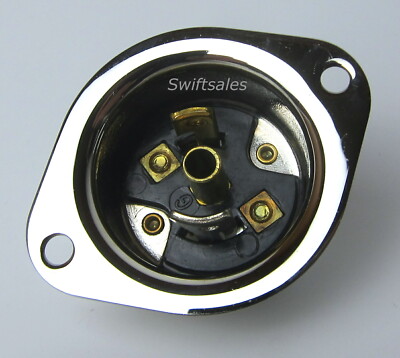 Arrow Hart 6486 NEMA ML2-P 15A 125V 2P 3W Grounded Midget Locking Flanged Inlet