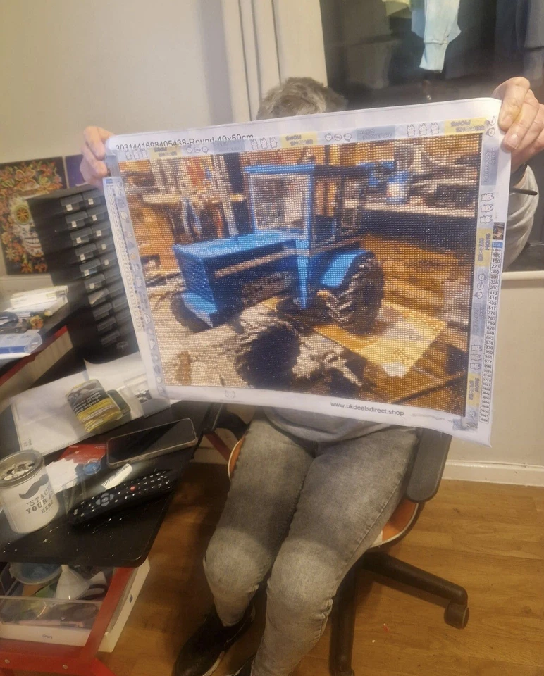 Custom Personalized Photo Diamond Painting Arts 5D DIY Full Round/Square Drill - Image 3 of 4