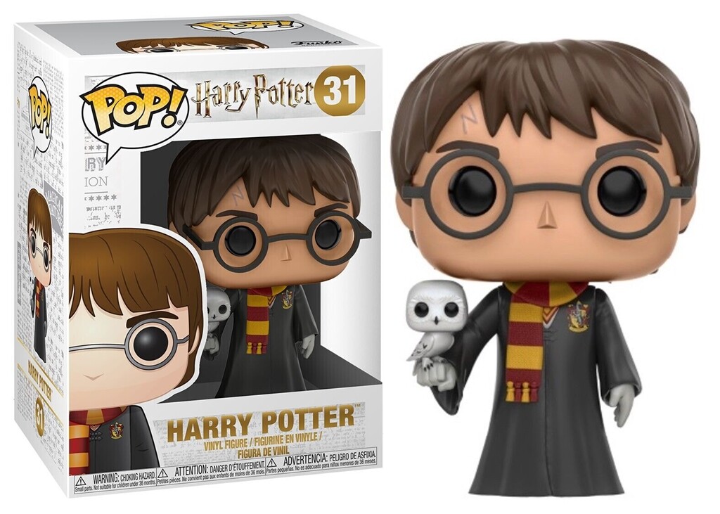 FUNKO POP HARRY POTTER HARRY WITH EDWIGE HEDWIG LE 31 VINYL FIGURE NEW! - Immagine 2