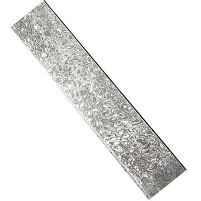 Spiral Shape VG10 Damascus Steel Billet Bars Material DIY Knife Blade Blanks
