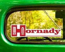 2 HORNADY RELOADING DECALs Sticker Bogo For Car Window Bumper Truck