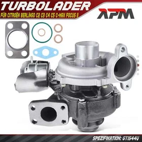 Turbolader für Citroën Berlingo C2 C3 C4 C5 C-Max Focus II Peugeot 207 307 1.6L