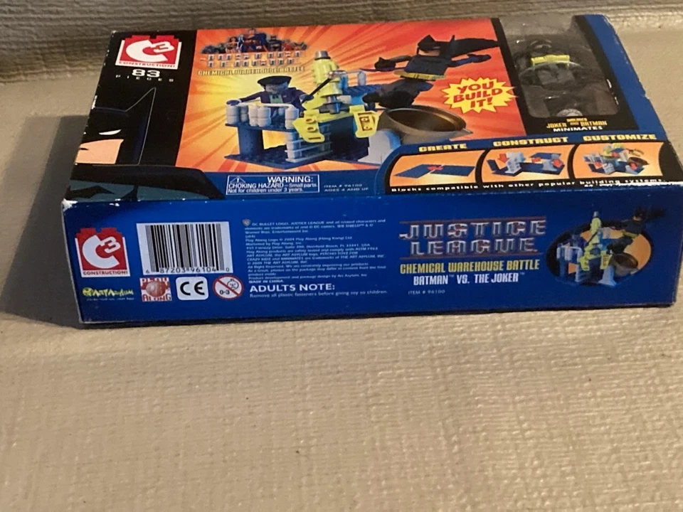 C3 Construcción Liga de la Justicia Química Almacén Batalla con Joker y Batman 83 piezas Foto 2 de 4