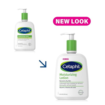 Cetaphil Moisturizing Lotion Fragrance Free leave skin soft and smooth 16 Oz