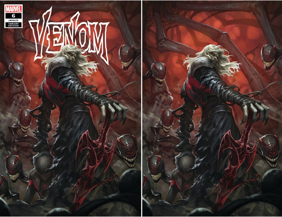 Venom 6 Marvel 2018 SKAN Trade Virgin Set Variant Knull Symbiote