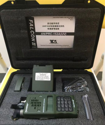 2024 NEW TCA PRC 152A UV Radio UHF VHF Handheld Military Aluminum