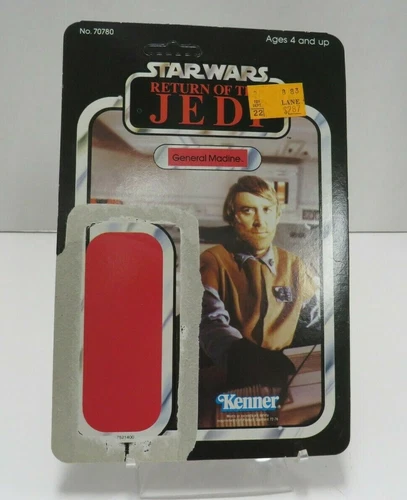 1983 General Madine 65 Back STAR WARS Kenner Vintage Original Card Back #5