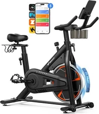MERACH S36 Magnetic Indoor Exercise Bike Stationary Bike for Home Gym 330lbs APP