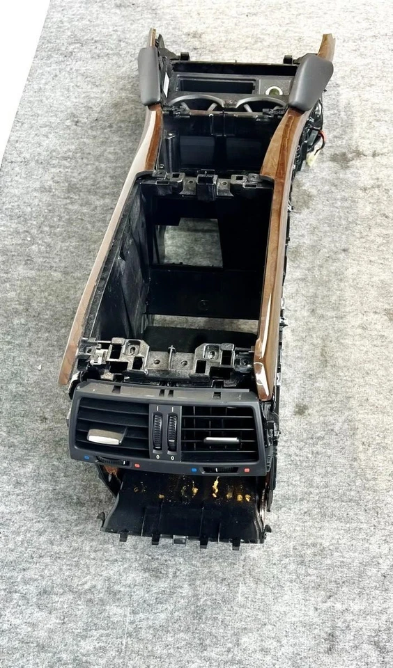 07-14 BMW X6 E71 X5 E70 FRONT CENTER CONSOLE PANEL ARMREST W/CUPHOLDER OEM - Image 2 of 4