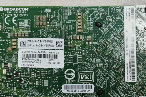 Original Broadcom BCM957454-P425GSL 4x25G 4-Port Network Interface Card 01PE770 - 第 1/4 張圖片